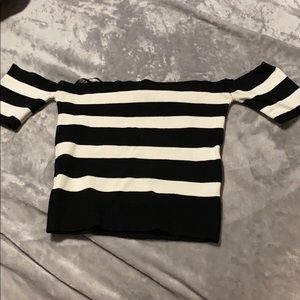 Off the shoulder crop top